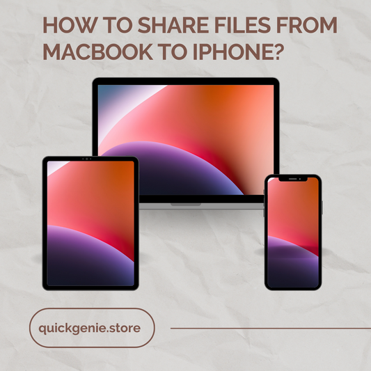 How to Share Files from MacBook to iPhone?