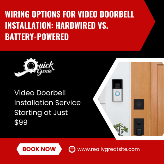 Wiring Options for Video Doorbell Installation: Hardwired vs. Battery-Powered