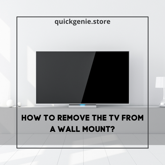 How to Remove the TV from A Wall Mount?