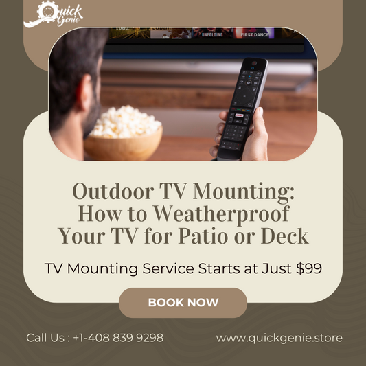 Outdoor TV Mounting: How to Weatherproof Your TV for Patio or Deck