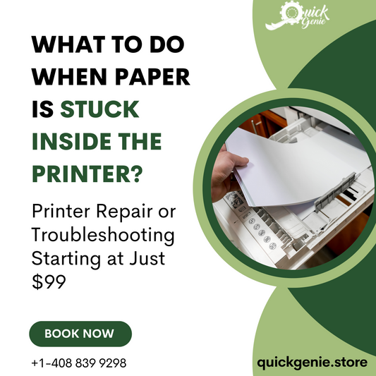 What to Do When Paper is Stuck Inside The Printer?